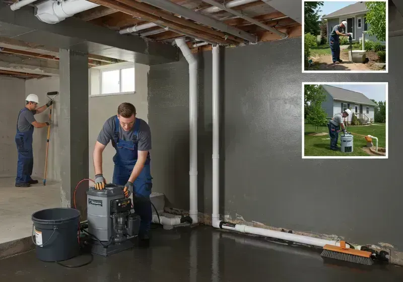 Basement Waterproofing and Flood Prevention process in Stickney, IL